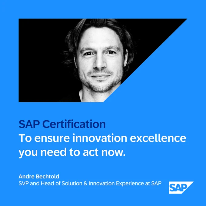 Promotional image for SAP Certification