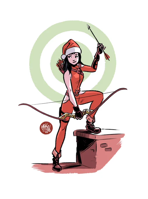 Kate Bishop (AKA Santa Hawkeye)