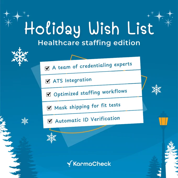Healthcare staffing holiday wish list