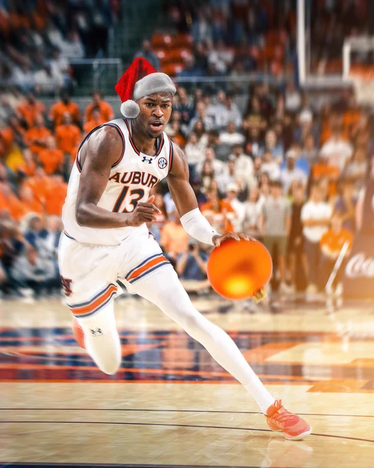 A graphic of miles Kelly dribbling a ornament