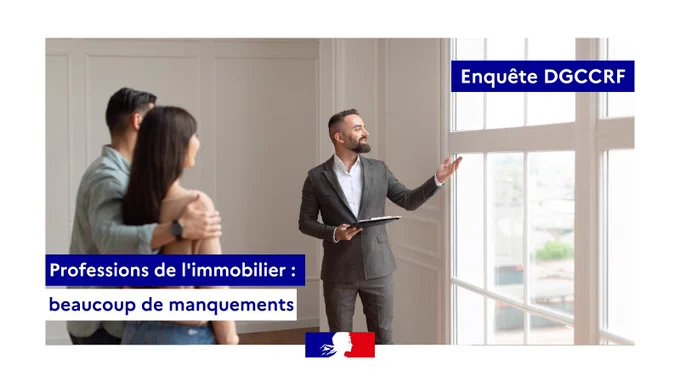 Enquête DGCCRF Professions de l'immobilier beaucoup de manquements