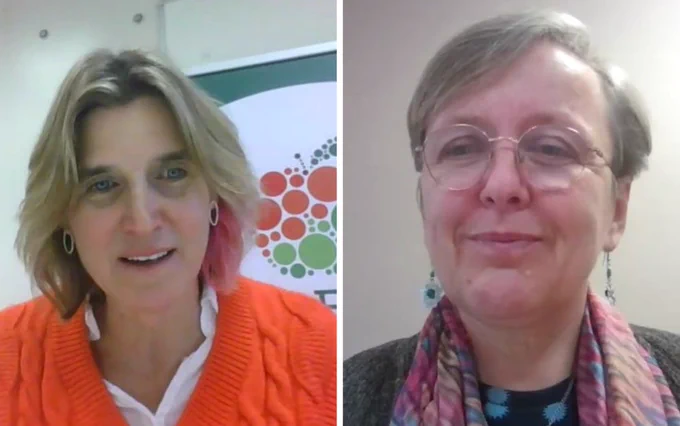 Anna Taylor and Kath Dalmeny