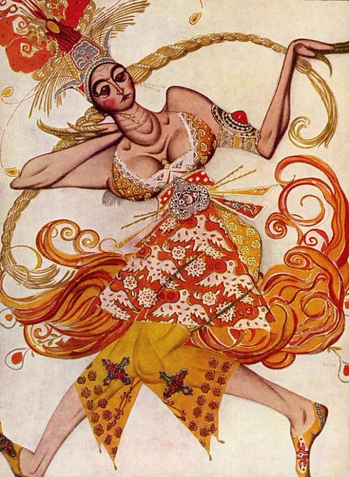 Costume for Stravinsky’s “The Firebird”