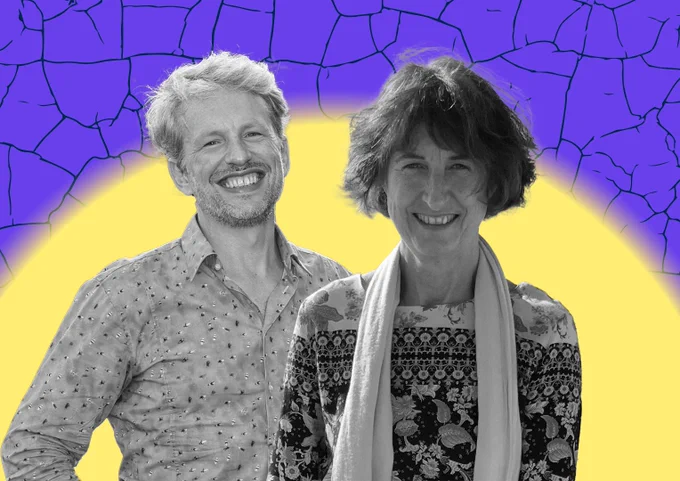 Portrait photo de Pascale Fabre et Charles Antoine.