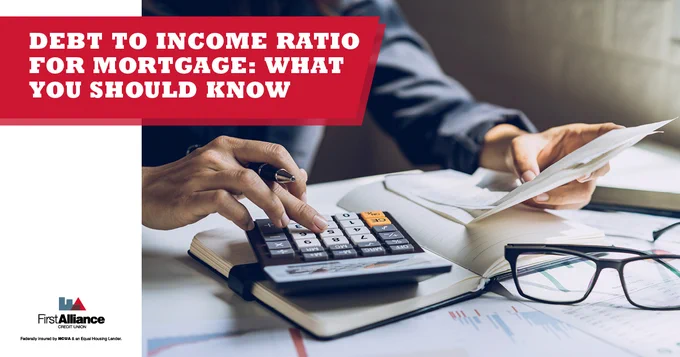 debt to income ratio for mortgages