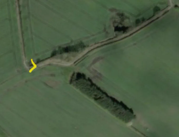 Satellite view via National Library of Scotland.