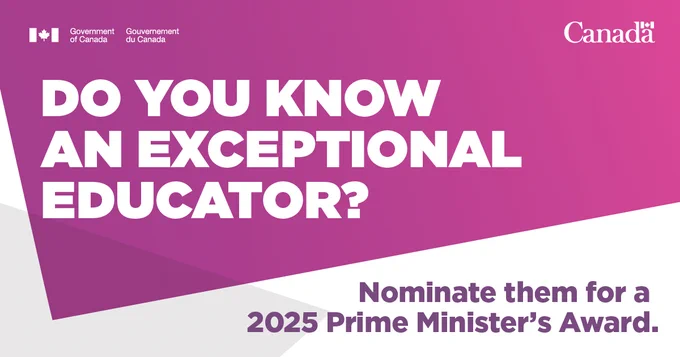 Do you know an exceptional educator? Nominate them for a 2025 Prime Minister’s Award.