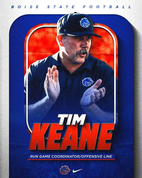 Tim Keane
Run game coordinator/offensive line