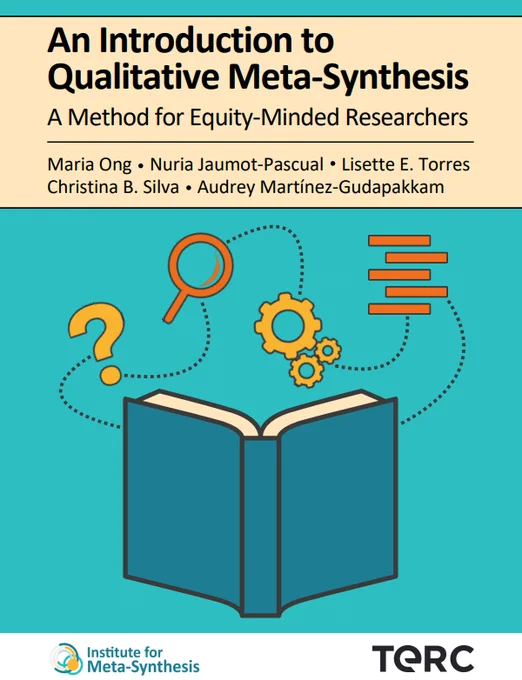 Cover of the user guide: "An Introduction to Qualitative Meta-Synthesis: A Method for Equity-Minded Researchers". 