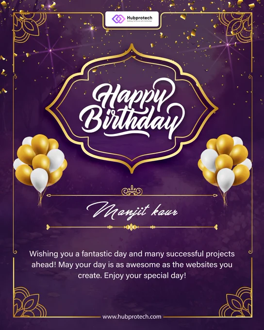 Happy Birthday Manjit