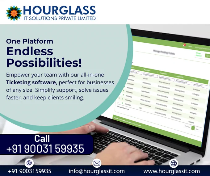 Simplify your business workflows with our all-in-one Ticketing Software. Empower your team, solve issues faster, and keep your clients smiling! 🌟 Perfect for businesses of any size.