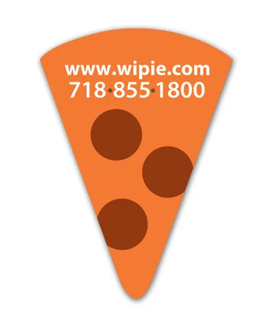 pizza shaped sticker