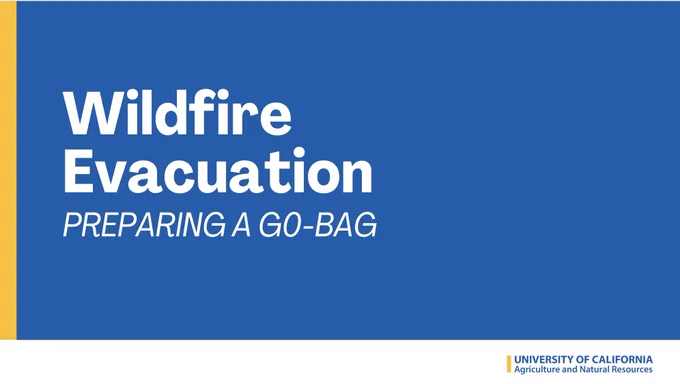 preparing a go-bag