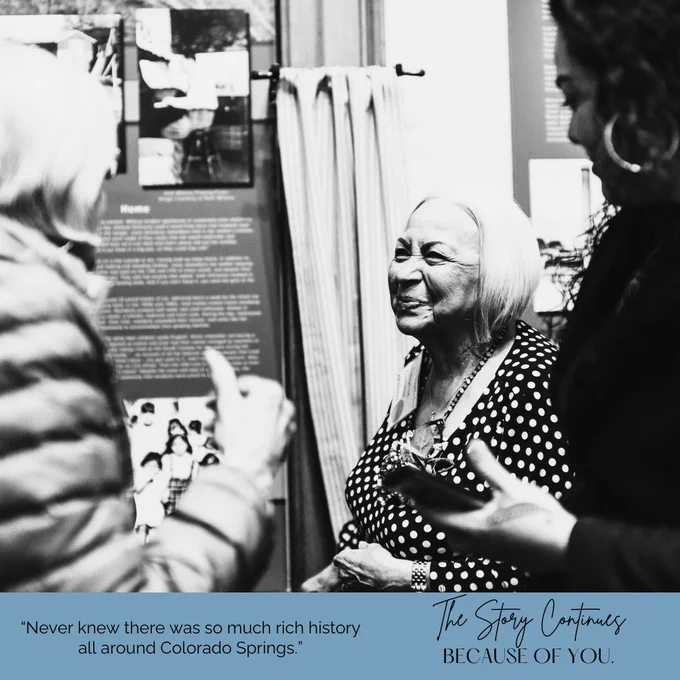 The Story Continues Because of You, testimonial and visitor image