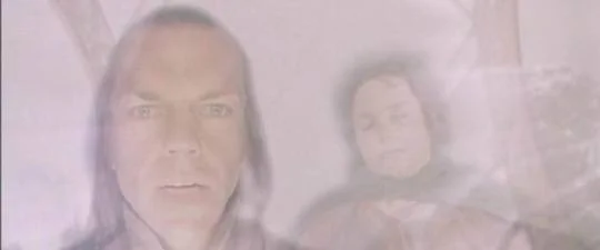 low-opacity Elrond and transparent Frodo