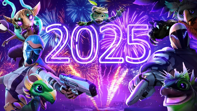 QORPO WORLD - gaming, game studio, happy new year, 2025