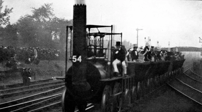 Locomotion No. 1. credit Stockton-on-Tees Borough. Council / S&DR200