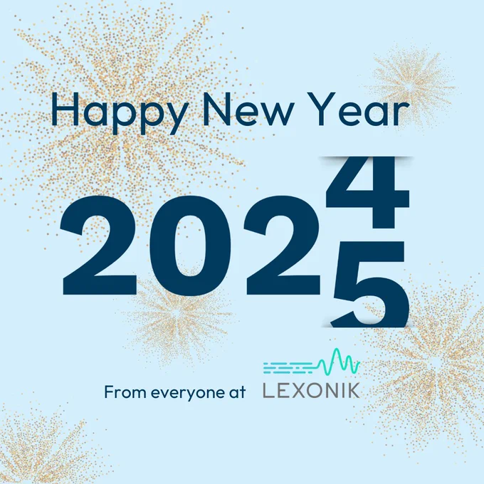 Happy New Year from everyone at Lexonik.