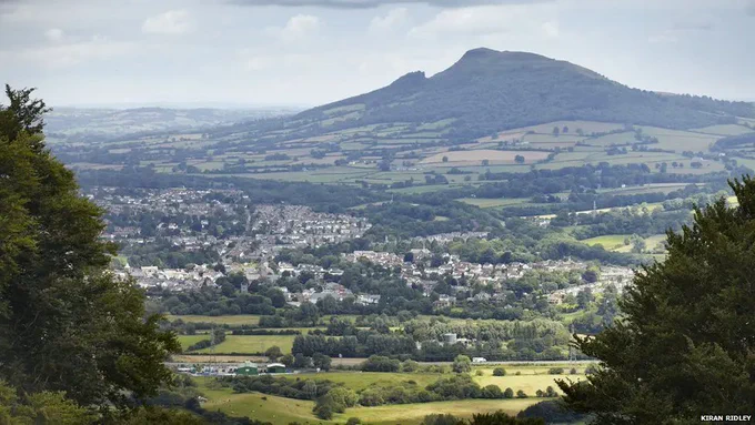 Abergavenny from the Blorenge - Kiran Ridley