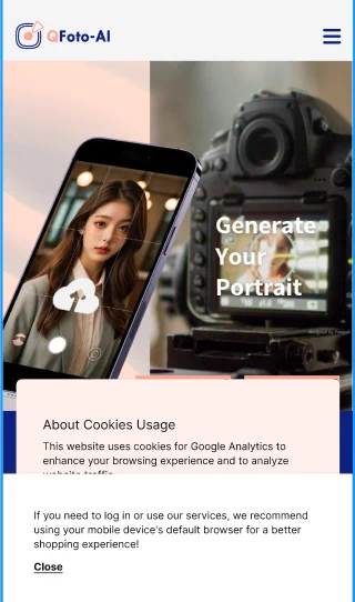 2025. Have you tried our website before?
We'd love to know your thoughts on the free trial! How did your experience go?
qfoto-ai.com
💬 Share your feedback with us and help us improve—we’re here to make every session better for you.

#UserFeedback #FreeTrial #AIExperience