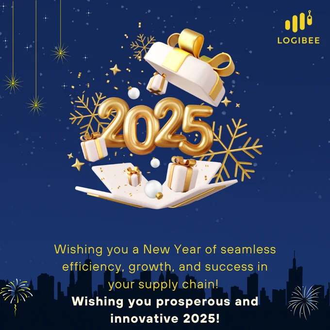 Wishing you a New Year of seamless efficiency, growth, and success in your supply chain
