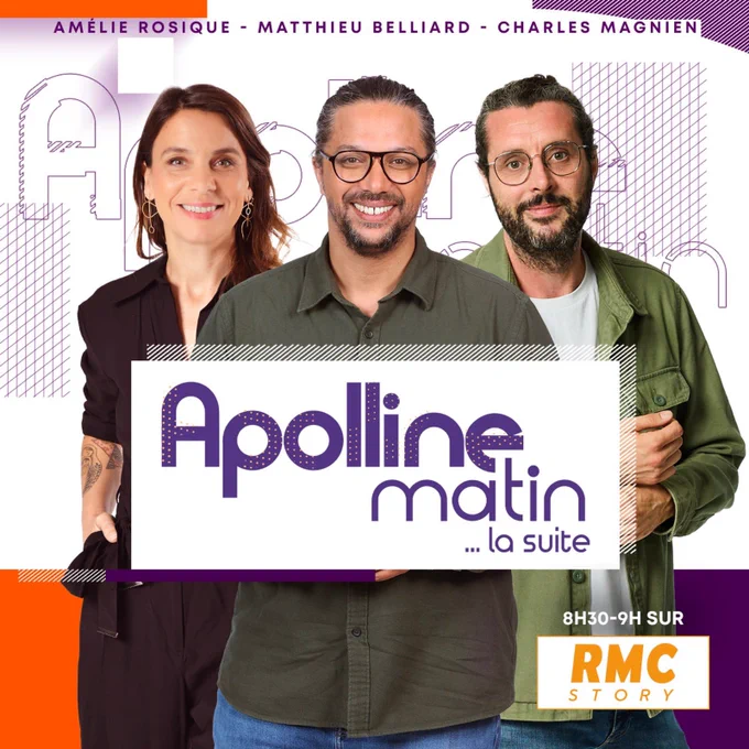 Visuel de promotion de l’émission « Apolline matin »