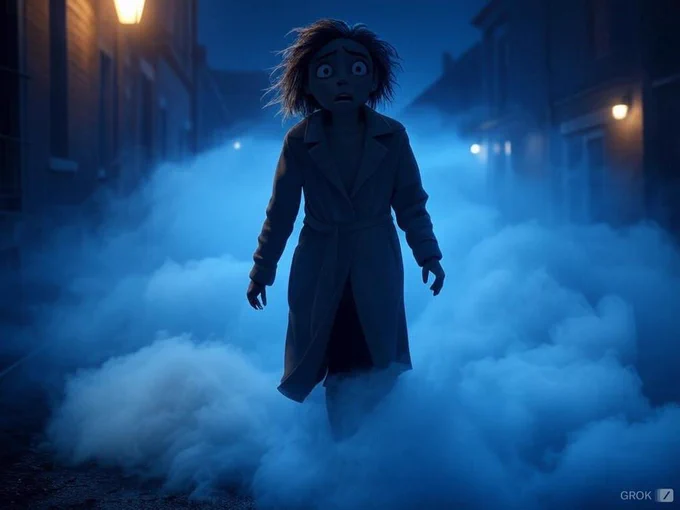Some people claim the report of weird fog engulfing the world is making people sick. AI image
