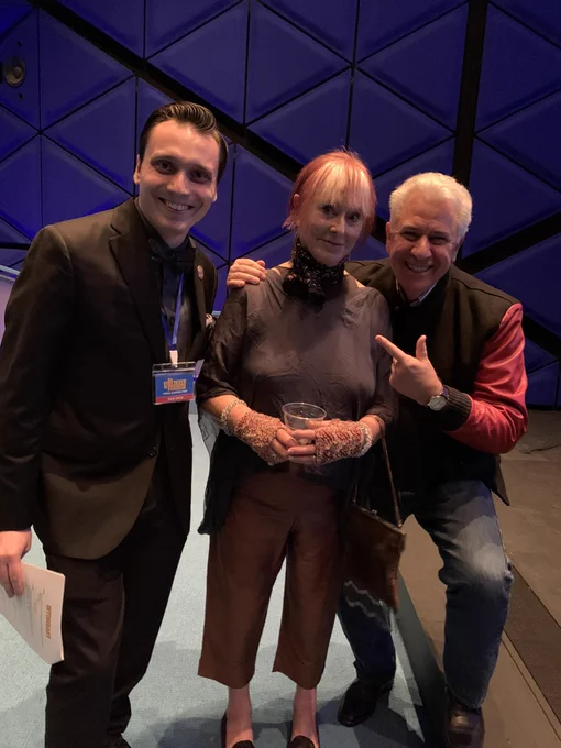 CalleyFan with Britt Allcroft and Rick Siggelkow at the “An Unlikely Fandom” screening.