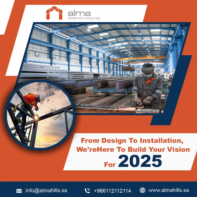 From design to installation, Alma Hills is here to bring your vision to life in 2025! Whether it’s a new build or a renovation, our expert team works with you every step of the way to create the space of your dreams. Start the year with a fresh, inspired project! 

Call us at :-  966599840100
Visit us at:- https://almahills.sa/

#AlmaHills #DesignToInstallation #BuildYourVision #2025Projects #DreamSpaces #ExpertTeam #NewYearNewBuild #RenovationGoals #HomeDesign #InspireYourSpace #ConstructionExcellence
