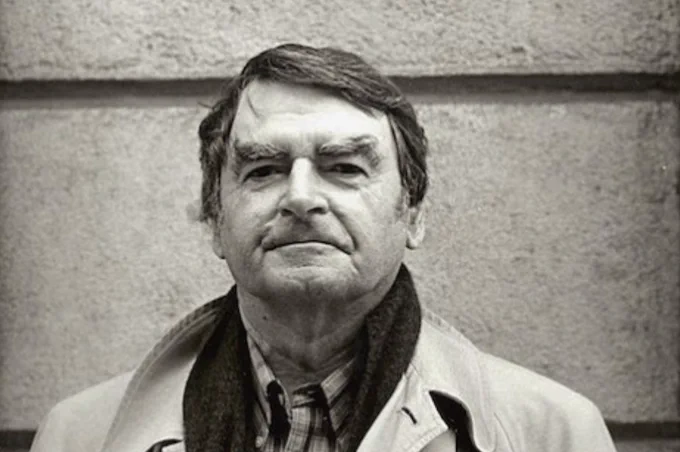 David Lodge in his 70s.
