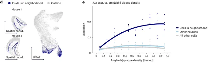 Screenshot of the Alzheimer plaques figure