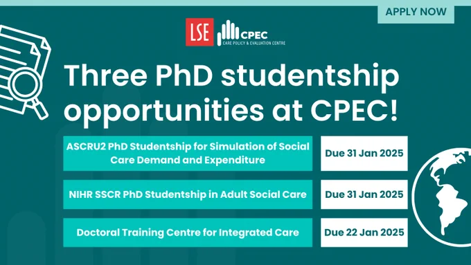 Three PhD studentship ipportunities at CPEC!