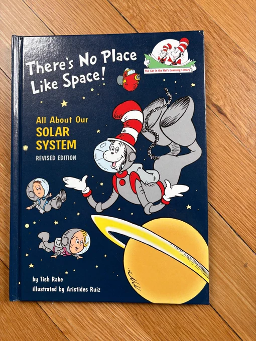 Book cover: There's No Place Like Space! by Tish Rabe, illustrated by Aristides Ruiz