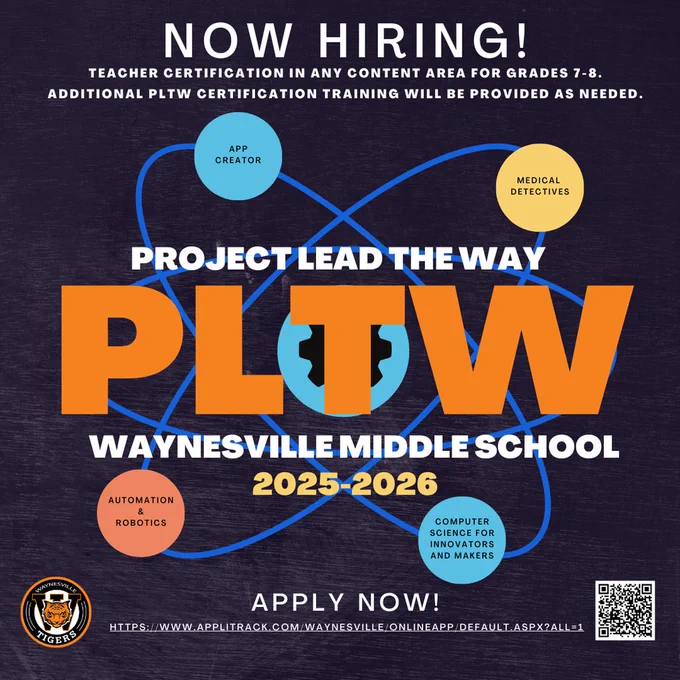Project Lead the Way Opening at WMS