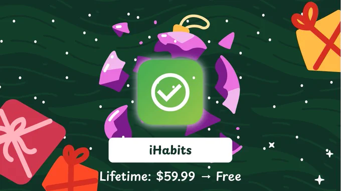 iHabits : Lifetime: $59.99 → Free