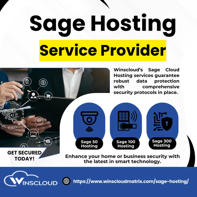Sage Hosting Service Provider - Winscloud’s Sage Cloud Hosting services guarantee robust data protection with comprehensive security protocols in place.Enhance your home or business security with the latest in smart technology. For more details visit: https://www.winscloudmatrix.com/sage-hosting/ #SageHosting #SageHostingProvider