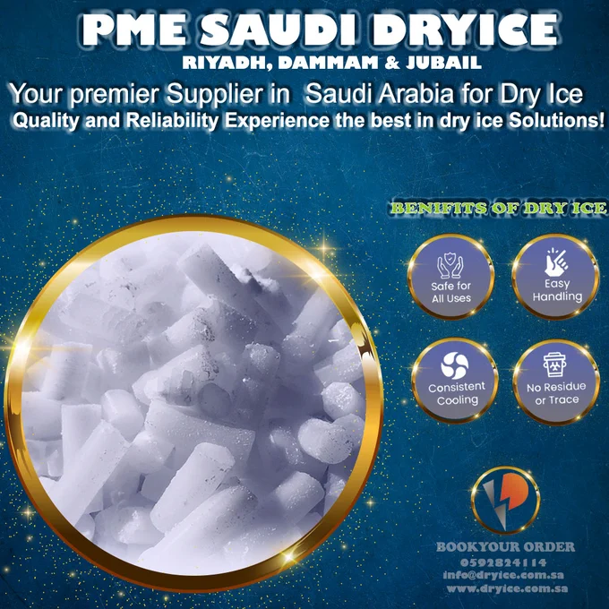 PME Saudi Dry Ice has been A leading dryice supplier for cold chain solutions and industrial cleaning services in Saudi Arabia.  www.dryice.com.sa