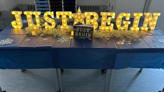 Celebrating the release of Just Begin!