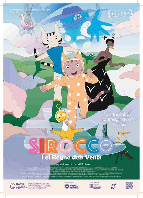 Cartell de 'Sirocco i el regne dels vents'