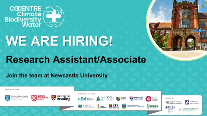 Announcement for hiring a research assistant/associate, encouraging interested individuals to apply for the position.