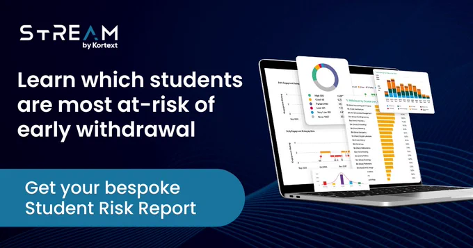 Learn which students are most at-risk of early withdrawal. Get your bespoke student risk report.