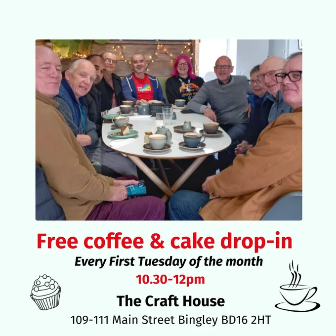 picture of people at a coffee table at the craft house
10.30 am 