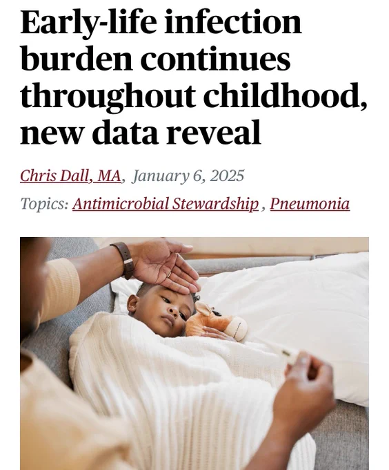 Early-life infection burden continues throughout childhood, new data reveal
Chris Dall, MA, January 6, 2025
Topics: Antimicrobial Stewardship, Pneumonia