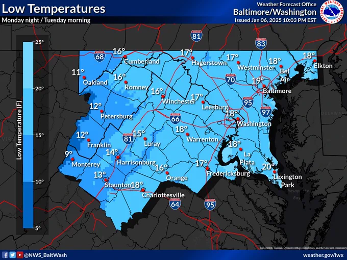 Snow tapering to flurries. Additional inch or two metros and western mountains. Cold tonight with temperatures single digits to upper teens. Wind chills subzero mountains and single digits elsewhere.