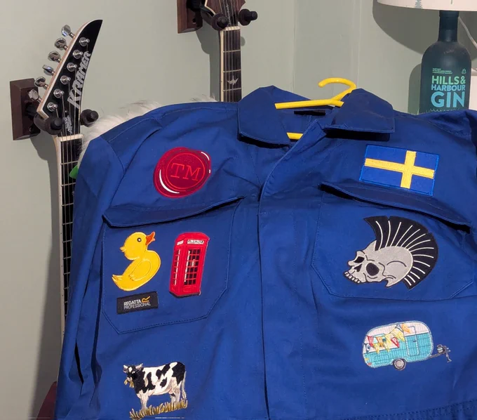 Overall with taskmaster patch and related to taskmaster patches all over it. #Geek