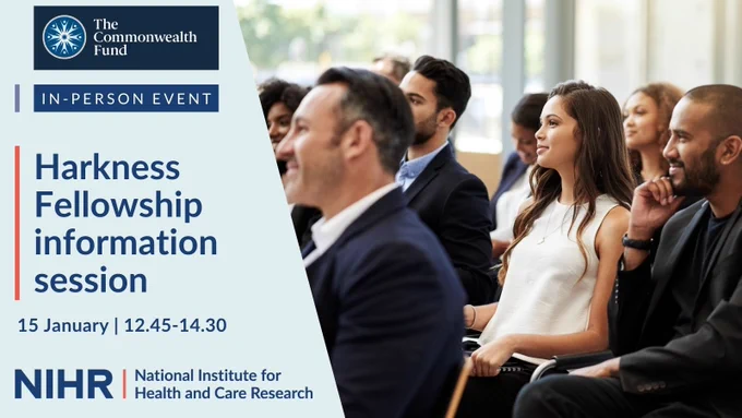 Find out more about the Commonwealth Fund's Harkness Fellowship at an information session on 15 January from 12.45-14.30.