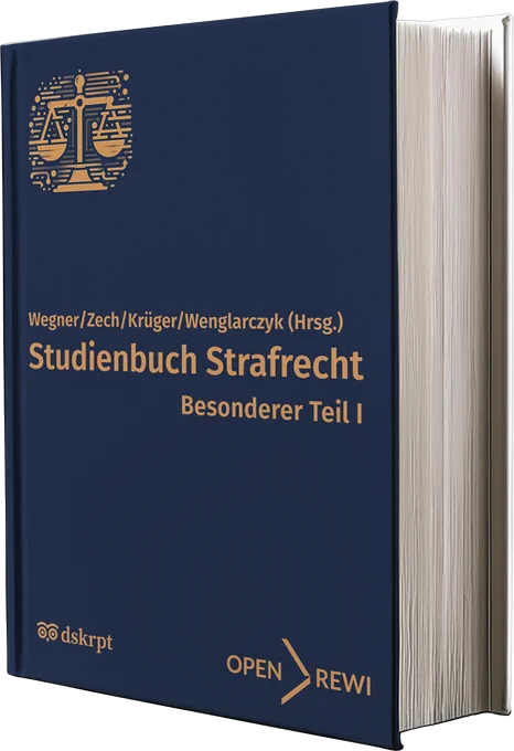Buchcover mit dem Titel: Studienbuch Strafrecht, Besonderer Teil 1