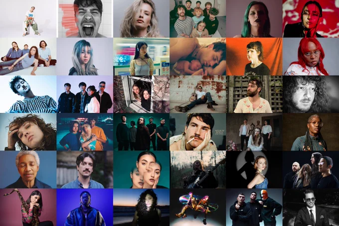 a collage of Atwood Magazine's Top Artist Discoveries of 2024!