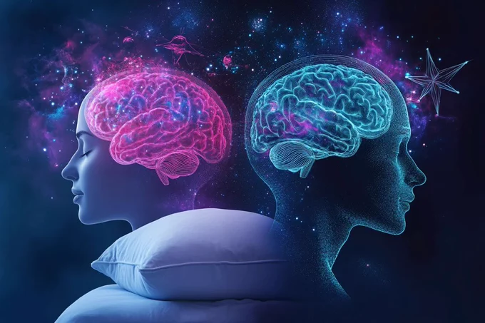 This shows two people sleeping.