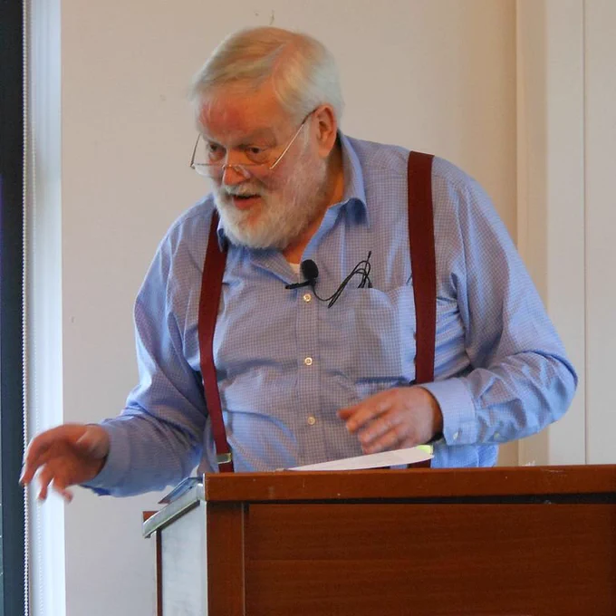  Michael Longley at the Corrymeela Peace Center in Ballycastle, Northern Ireland, in July 2012. Image by Andrewincowtown via Wikimedia Commons.